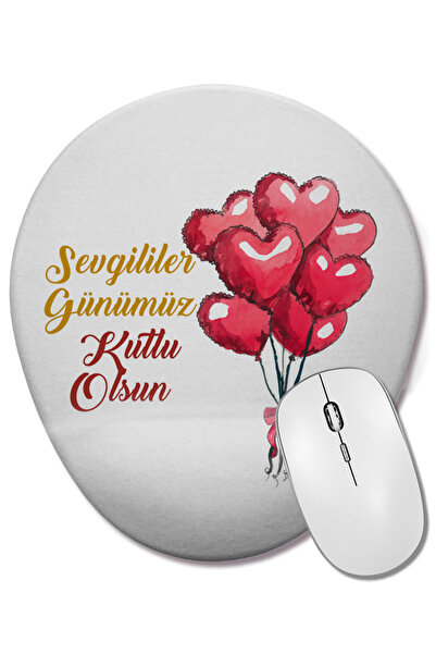 BASKI DÜNYASI Подарък за Свети Валентин за любимия човек 089 Овална подложка ...