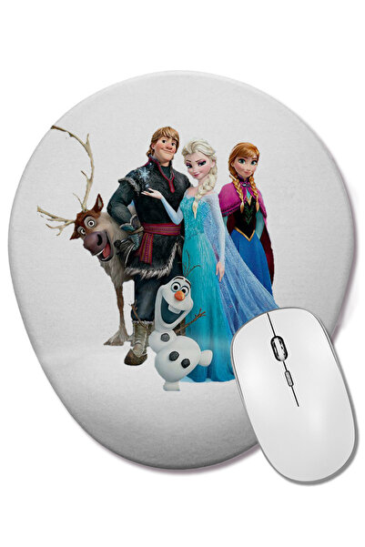 BASKI DÜNYASI Frozen 2 Οβάλ ποντίκι με υποστήριξη καρπού