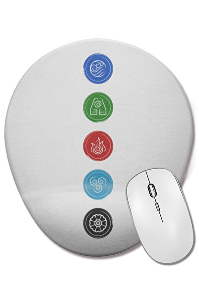 BASKI DÜNYASI Mouse Pad oval cu suport pentru încheietura mâinii Avatar The L...