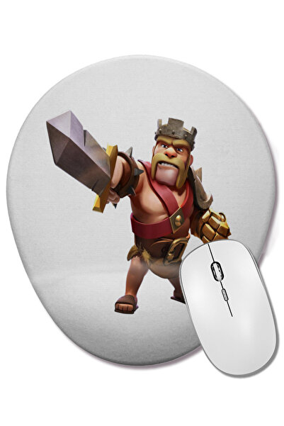 BASKI DÜNYASI Clash of clans Rei Barbaro Οβάλ ποντίκι με υποστήριξη καρπού