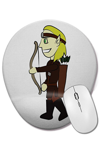 BASKI DÜNYASI Οβάλ ποντίκι με υποστήριξη καρπού Elfo Cartoon