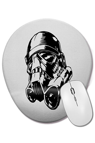 BASKI DÜNYASI Οβάλ ποντίκι ποντικοπληκτήρα με στήριγμα καρπού Star Wars
