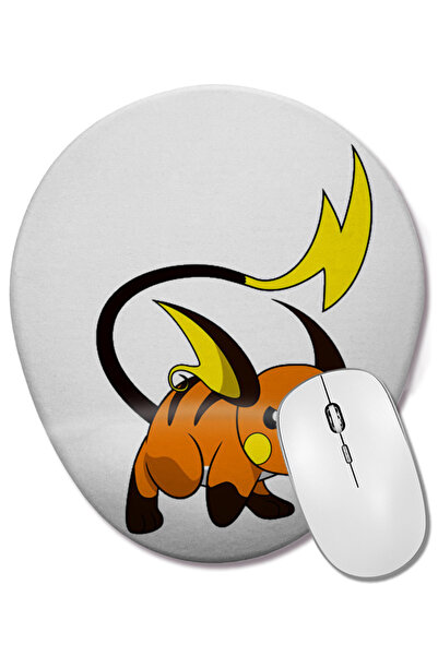 BASKI DÜNYASI Pokemon Go Pikachu raichu Mouse Pad oval cu suport pentru înche...