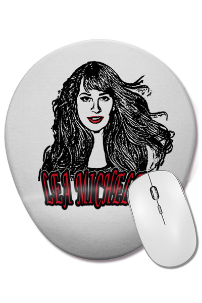 BASKI DÜNYASI Οβάλ ποντίκι με υποστήριξη καρπού Lea Michele 07