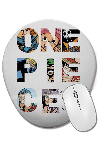 BASKI DÜNYASI Mouse Pad oval One Piece cu suport pentru încheietura mâinii