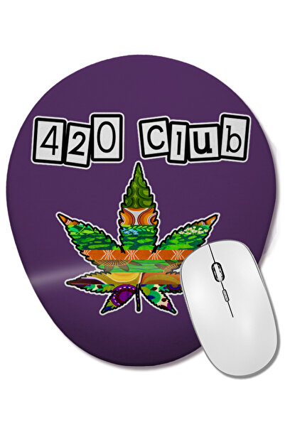 BASKI DÜNYASI Mouse Pad oval cu suport pentru încheietura mâinii 420 Club Pur...