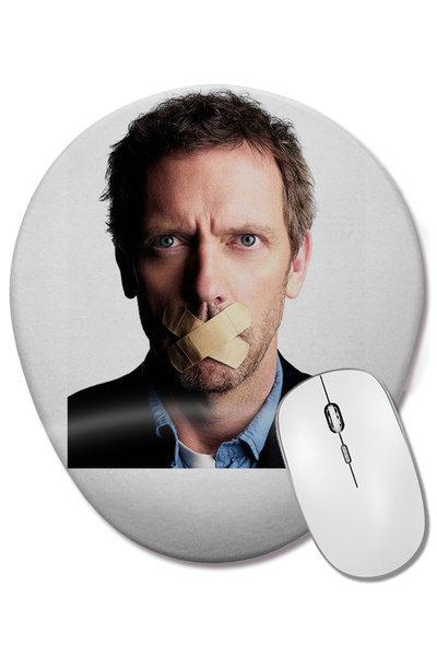 BASKI DÜNYASI House MD Everybody Lies Mouse Pad oval cu suport pentru încheie...