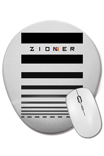 BASKI DÜNYASI Mouse Pad oval Znn Gradient cu suport pentru încheietura mâinii