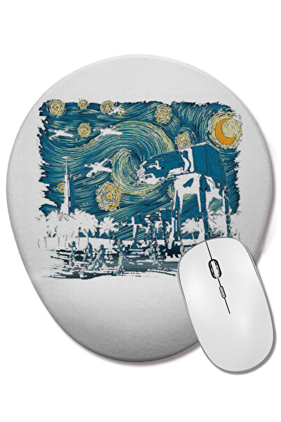 BASKI DÜNYASI Star Wars 06 Οβάλ ποντίκι με υποστήριξη καρπού