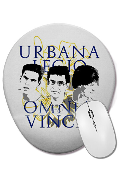 BASKI DÜNYASI Urbana Legio Omnia Vincit Mouse Pad oval cu suport pentru înche...