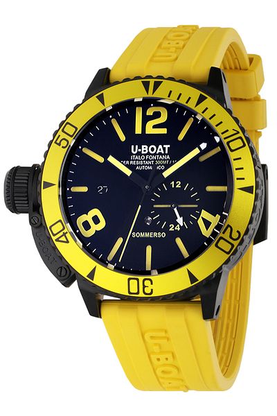 U-BOAT 9668 Sommerso Yellow IPB Ceas automat pentru bărbați 46mm 30ATM