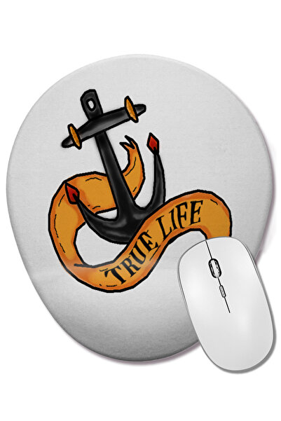 BASKI DÜNYASI Οβάλ ποντίκι με υποστήριξη καρπού True Life