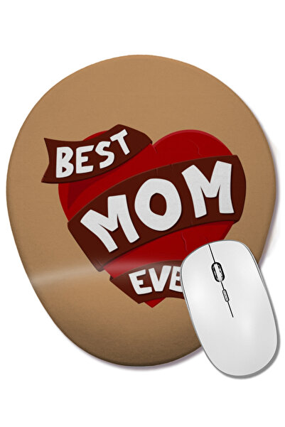 BASKI DÜNYASI Ziua Mamei Cele mai bune mouse pad-uri ovale cu suport pentru încheietura mâinii, pentru către mama cea mai bună vreodată