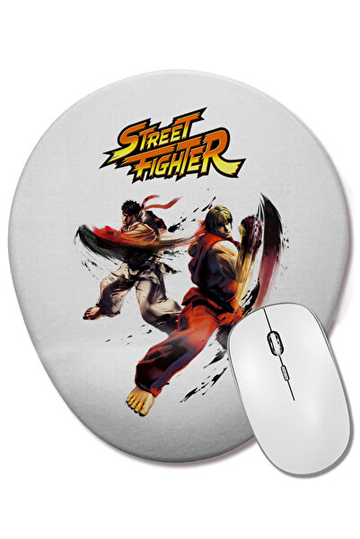BASKI DÜNYASI Οβάλ ποντίκι ποντικοπολεμών με υποστήριξη καρπού Street Fighter...