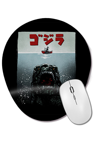 BASKI DÜNYASI Mouse Pad oval Alfa Yırtıcı cu suport pentru încheietura mâinii
