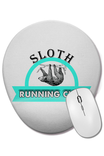 BASKI DÜNYASI Клуб за бягане на ленивци Сладък и забавен ленивец Bilek Destek...