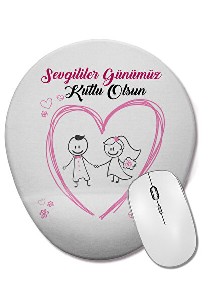 BASKI DÜNYASI Cadou pentru iubit de Ziua Îndrăgostiților 0221 Mouse Pad oval ...