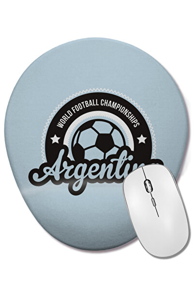 BASKI DÜNYASI Argentina Sunrise World Football Championship 2018 Mouse Pad ov...