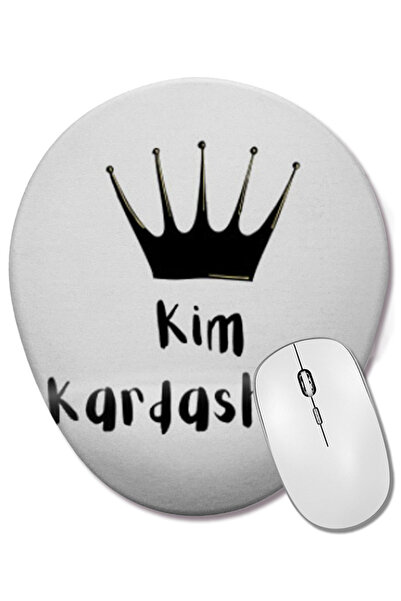 BASKI DÜNYASI KISS MASK Ovalna podloga za miša sa podrškom za zglob