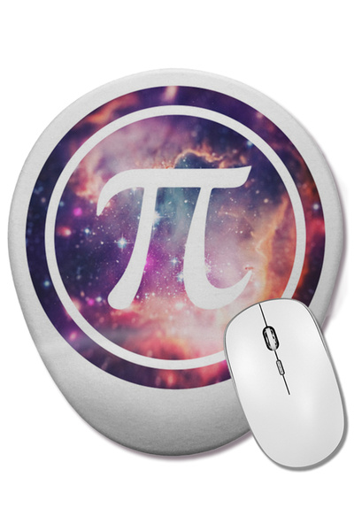 BASKI DÜNYASI Mouse Pad oval cu suport pentru încheietura mâinii, cu matemati...