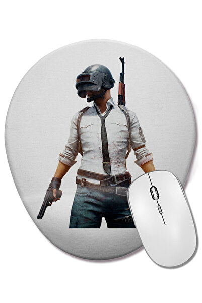 BASKI DÜNYASI PlayerUnknown's Battlegrounds Pubg Mouse Pad oval cu suport pen...