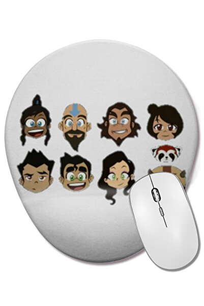 BASKI DÜNYASI Mouse Pad oval cu suport pentru încheietura mâinii Avatar The L...