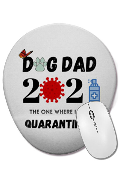 BASKI DÜNYASI DOG DADDY GIFT Οβάλ ποντίκι με υποστήριξη καρπού