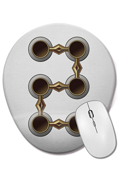 BASKI DÜNYASI Tabula Rasa Simple Robe Οβάλ ποντίκι με υποστήριξη καρπού