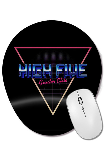 BASKI DÜNYASI Mouse Pad oval Ready Player One High Five Gunter Elite cu suport pentru încheietura mâinii