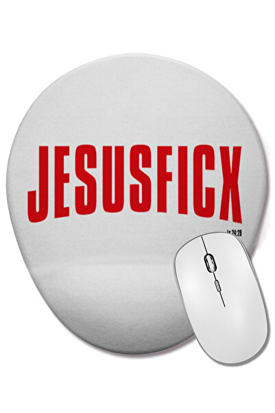 BASKI DÜNYASI Οβάλ ποντίκι με υποστήριξη καρπού Jesuscx Jesus Fique