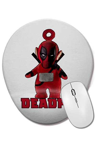 BASKI DÜNYASI Mouse Pad oval Deadpool cu suport pentru încheietura mâinii