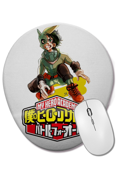 BASKI DÜNYASI My Hero Academia White Naruto Miyazaki One Piece Anime Mouse Pa...