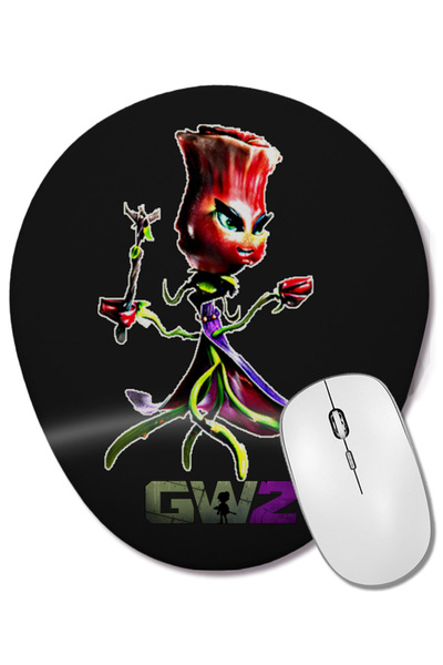 BASKI DÜNYASI Mouse Pad oval Plants Vs Zombies Rose Player cu suport pentru î...