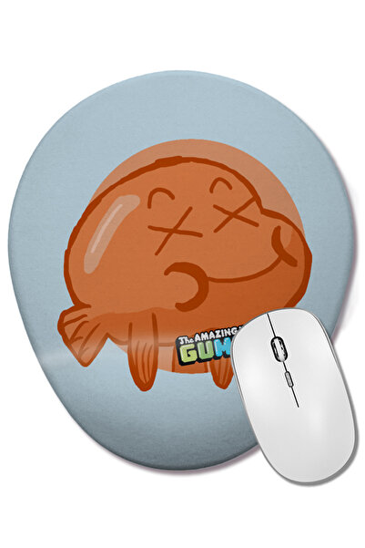 BASKI DÜNYASI Mouse Pad oval Amazing World Of Gumball cu suport pentru închei...