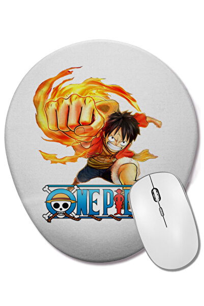 BASKI DÜNYASI Mouse Pad oval One Piece cu suport pentru încheietura mâinii
