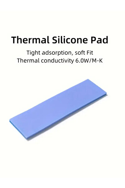 siar M.2 SSD Termal Silikon Ped Pad 70x20mm 1mm Kalınlık 6w/m.k