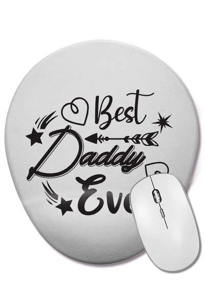 BASKI DÜNYASI Δώρο για την Ημέρα του Πατέρα για τον Πατέρα 01 Οβάλ ποντίκι με...