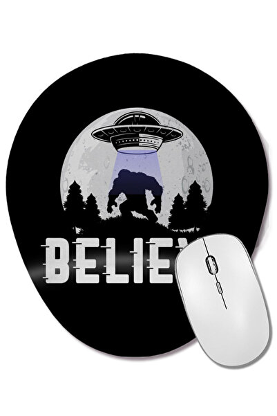 BASKI DÜNYASI Mouse Pad oval cu suport pentru încheietura mâinii Awesome Beli...