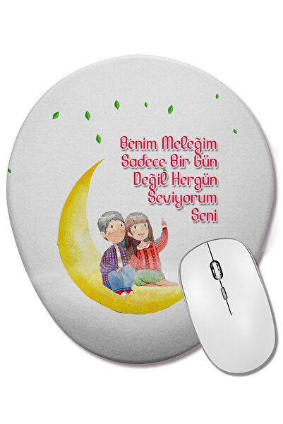 BASKI DÜNYASI Cadou pentru iubit de Ziua Îndrăgostiților 010 Mouse Pad oval c...