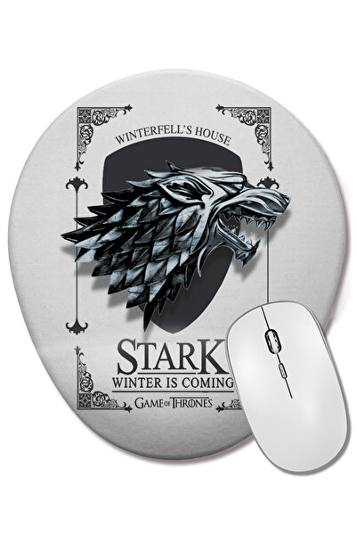 BASKI DÜNYASI Οβάλ ποντίκι με υποστήριξη καρπού House Stark