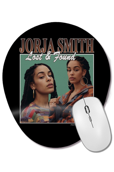 BASKI DÜNYASI Jorja Smith Lost Found Homage Design Wrist Support Oval Mouse Pad