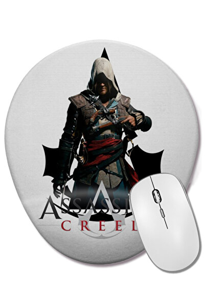 BASKI DÜNYASI Mouse Pad oval Assassins Creed cu suport pentru încheietura mâinii