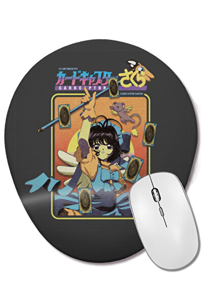 BASKI DÜNYASI Cardcaptor Sakura Mouse Pad oval cu suport pentru încheietura m...