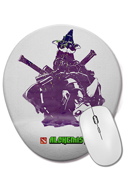 BASKI DÜNYASI Mouse Pad oval Alchemist Dota 2 cu suport pentru încheietura mâinii