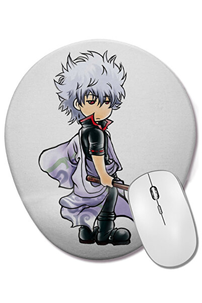 BASKI DÜNYASI Οβάλ ποντίκι με υποστήριξη καρπού Gintama Gintoki