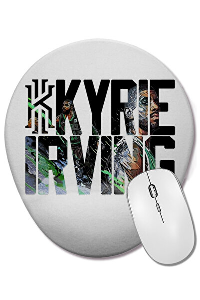BASKI DÜNYASI Mouse Pad oval Kyrie Irving 01 cu suport pentru încheietura mâinii