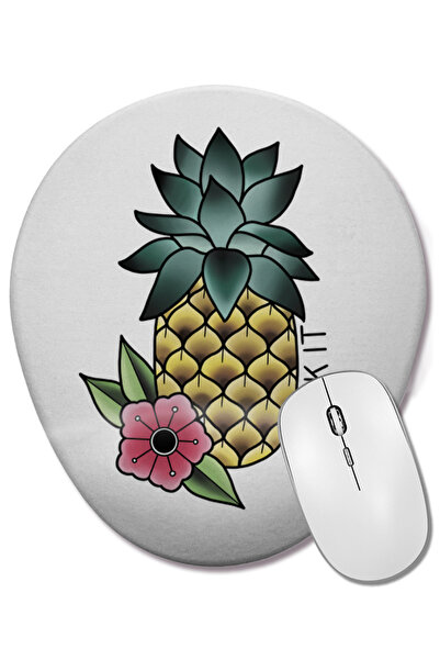 BASKI DÜNYASI Psych Suck It ovalna podloga za miša sa podrškom za zglob