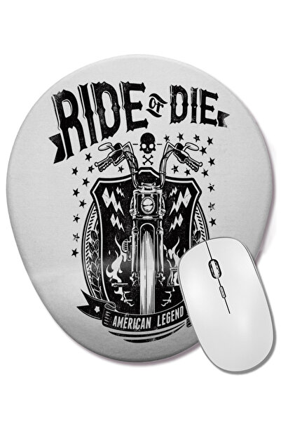 BASKI DÜNYASI Mouse Pad oval Dirija Ou Morra cu suport pentru încheietura mâinii