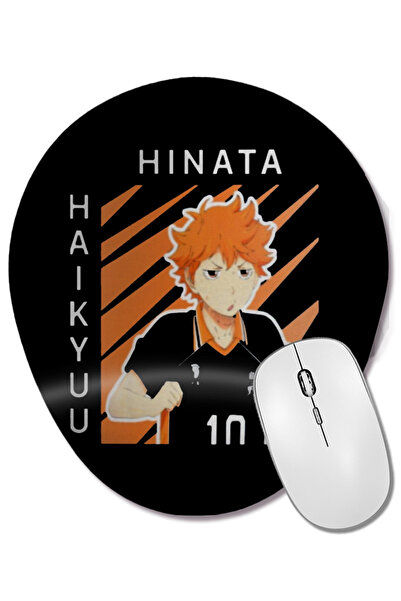 BASKI DÜNYASI Οβάλ ποντίκι ποντικοπολεμικής χρήσης με στήριγμα καρπού Haikyuu...