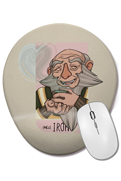 BASKI DÜNYASI Mouse Pad oval cu suport pentru încheietura mâinii, verde ceai,...